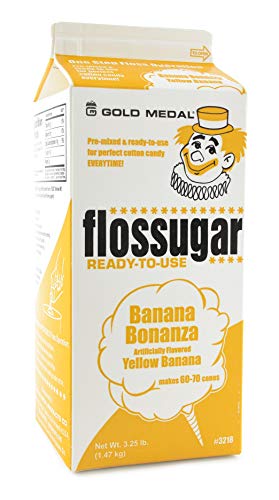 Gold Medal 3218 Banana Flossugar, 3.25 lb Carton Each