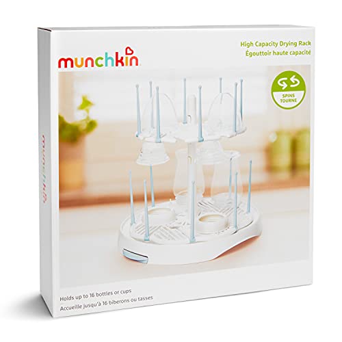 Munchkin® High Capacity Drying Rack for Baby Bottles and Accessories, White