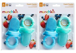 munchkin 4 pack fresh food feeder, colors may vary,2-packs(4 feeders to one unit)