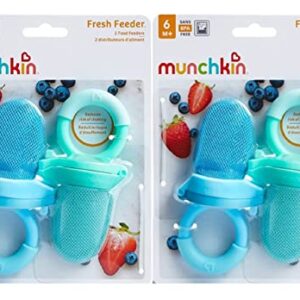 Munchkin 4 Pack Fresh Food Feeder, Colors May Vary,2-packs(4 feeders to one unit)