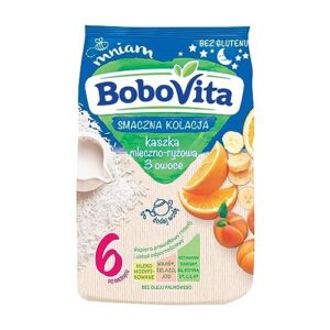 bobovita milk and rice gruel multifruit for babies (230g/8.1oz)