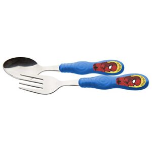 Zak Designs Marvel Comics Fork and Spoon Set, Spider-Man