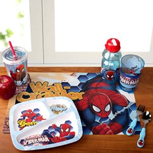 Zak Designs Marvel Comics Fork and Spoon Set, Spider-Man