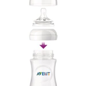 Philips AVENT BPA Free Natural Polypropylene Bottle, 9 Ounce, 2 Pack