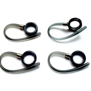 4pcs New Earhooks Earloops Clips Compatible with Motorola Boom 2+, Boom 2, Boom, HX600, Elite Flip HZ720, H17, H17txt, H19, H19txt, HX550, H525, H520 Wireless Headsets