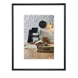 hama sevilla picture frame, black, inner:18 x 24 cm outer:29.7x42 cm