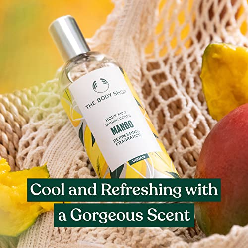 The Body Shop Mango Body Mist – Refreshes and Cools with a Fruity Scent – Vegan – 3.3 oz