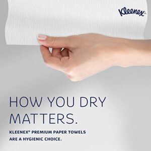 Kleenex® Hard Roll Paper Towels (25637), with Premium Absorbency Pockets™, for Blue Core Dispensers, White, (700'/Roll, 6 Rolls/Case, 4,200'/Case)