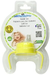 pacific baby baby bottle handle set, yellow