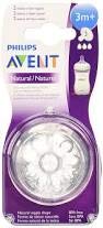 Philips Avent Natural Nipple Medium Flow - 6 Pack