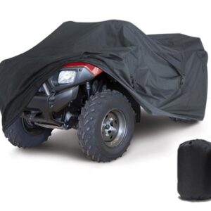 ATV Cover Compatible for Yamaha Kodiak 450 Automatic 4x4 Quad 4 Wheeler All Terrain Vehicles 2003-2006. Strong All Weather Protection.