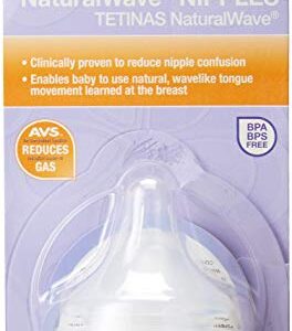 Lansinoh Natural Wave Fast-Flow Nipples (6 Counts)