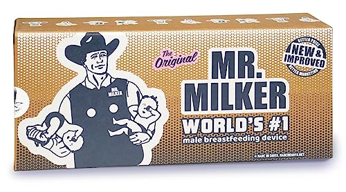 Mr. Milker - Now Men Can Breastfeed. Baby Shower, New Dad Funny