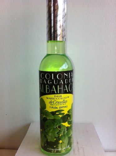 Crusellas Basil Water Cologne ( Agua De Albahaca Colonia ) 7 Fl Oz