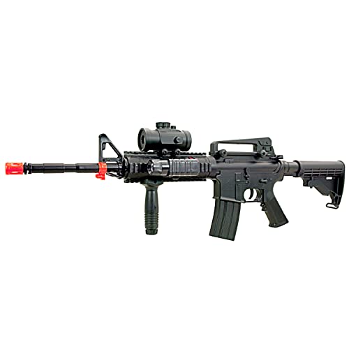 BBTac M83 Full and Semi Automatic Electric Powered Airsoft Gun Full Tactical Accessories Ready to Play Package Entry Level