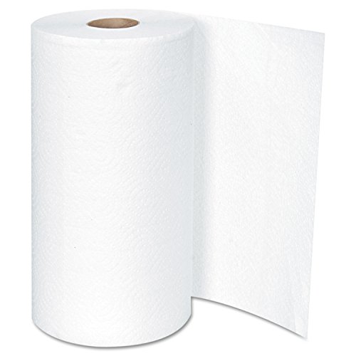 Boardwalk BWK6273 11 in. x 8.5 in. 2-Ply Kitchen Roll Towel - White (250/Roll, 12 Rolls/Carton)