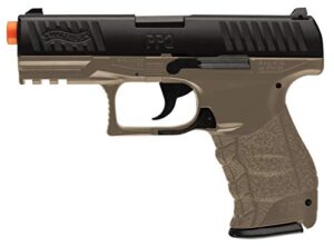 walther ppq 6mm bb pistol airsoft gun, dark earth brown