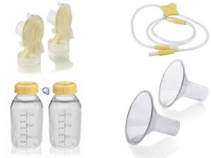 medela freestyle breast pump replacement parts kit with medium 24 mm breast shield in sealed packaging