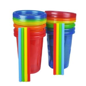 the first years take & toss straw cups,10 ounce, 8 spill proof cups - great for on the go