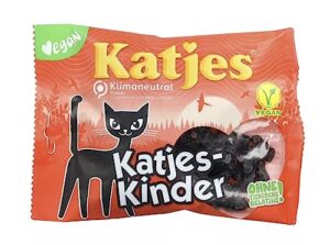 katjes kinder licorice cat-shaped drops 200g licorice pieces (pack of 3)