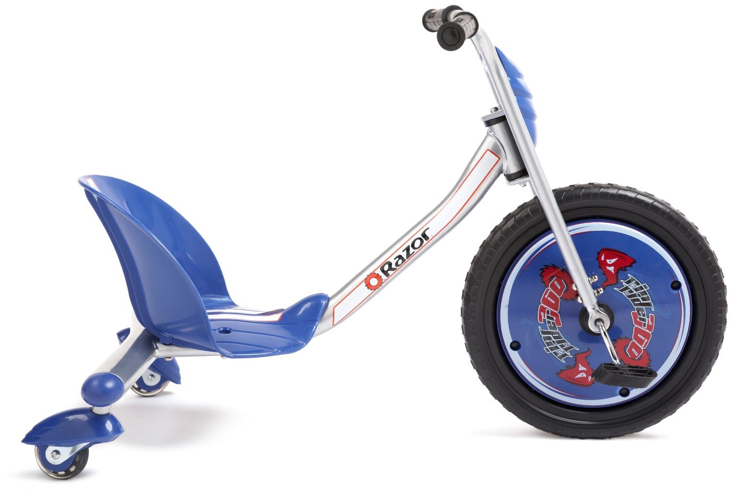 Razor RipRider 360 Caster Trike for Kids Ages 5+ - Lightweight, Rubber Handlebars, Steel Frame, for Riders up to 160 lbs