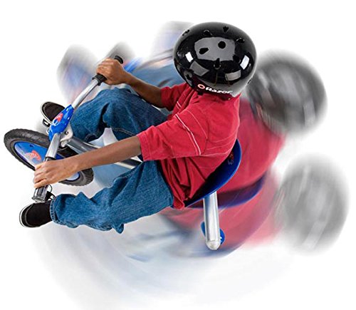 Razor RipRider 360 Caster Trike for Kids Ages 5+ - Lightweight, Rubber Handlebars, Steel Frame, for Riders up to 160 lbs