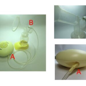 Swing Tubing and Breast Pump Kit Compatible with Medela Swing Breastpump. Inc. 1 Medium Breastshield (Comparable to Medela Personalfit 24mm), 1 Valve, 1 Membrane, and 1 Replacement Tubing