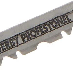 100 DERBY Single Edge Razor Blades for Barbers Platinum Coated