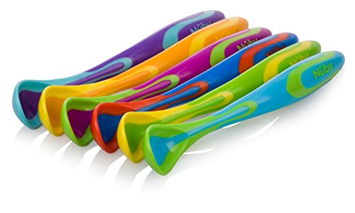 Nuby 6 Piece Fun Feeding Spoons