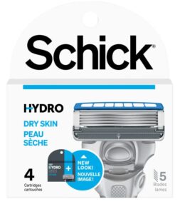 schick hydro 5 razor refi size, 4 count (pack of 3)