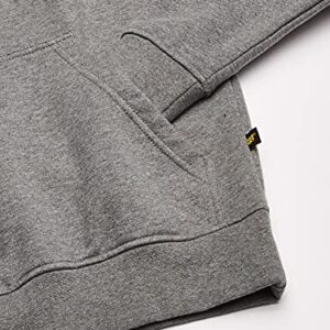 Caterpillar Men's Trademark Hoodies with Embroidered CAT Front Logo, S3 Cord Management System and Pouch Pocket, Dark Heather Grey, 3X Large