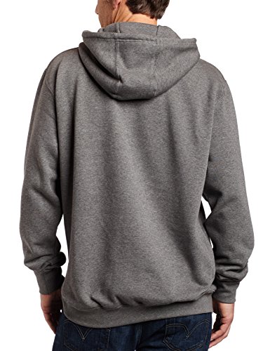 Caterpillar Men's Trademark Hoodies with Embroidered CAT Front Logo, S3 Cord Management System and Pouch Pocket, Dark Heather Grey, 3X Large