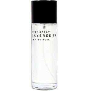 layered fragrance body spray for men and women from japan 3.4 fl oz/ 100 ml white musk