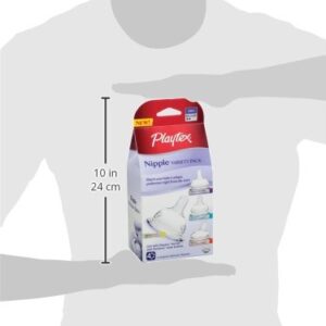 Playtex Nipple Variety Kit, Medium Flow, 4-Count