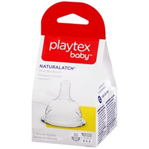 Playtex NaturaLatch Y-Cut Nipple, 2-Count