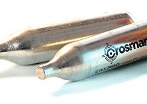 Crosman 12-Gram CO2 Powerlet Cartridges For Use With Air Rifles And Air Pistols, Pack of 40