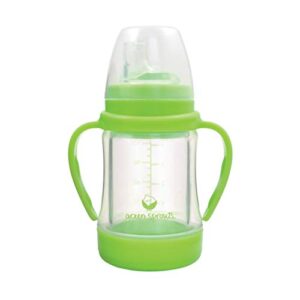 green sprouts glass sip & straw cup,4 ounce