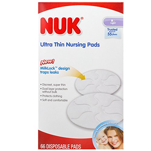 NUK Ultra Thin Disposable Nursing Pads, 66ct