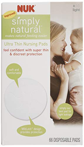 NUK Ultra Thin Disposable Nursing Pads, 66ct