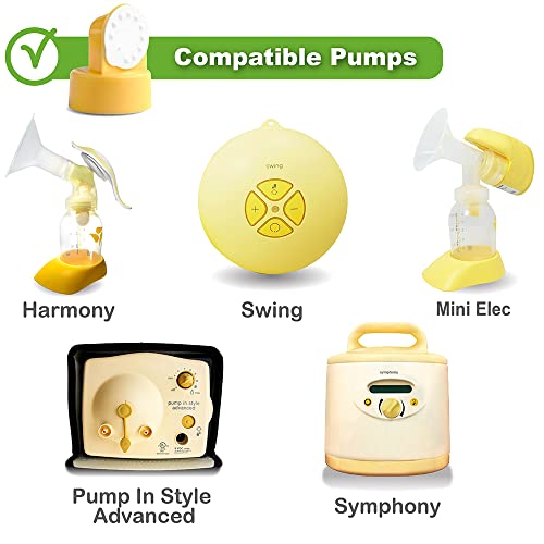 Nenesupply Membranes Valves Compatible with Medela Breast Pump Parts Not Original Medela Membrane Replacement Parts Accessories Compatible with Pump in Style Parts Symphony Harmony Hand Pump