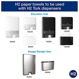 Tork Multifold Hand Towel Natural H2, Universal, 100% Recycled Fibers, 16 x 250 Sheets, MK530A