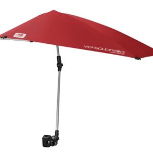 Sport-Brella Versa-Brella 4-Way Swiveling Sun Umbrella (Firebrick Red), Regular