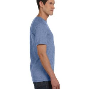 Bella+Canvas Unisex Jersey Short Sleeve Tee, Heather Blue, Large