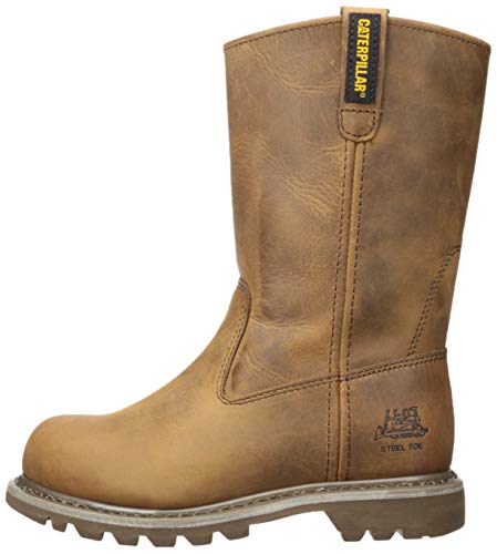 Cat Footwear Women's Revolver Steel Toe Work Boot ST-W, Dark Beige, 9