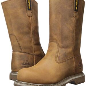 Cat Footwear Women's Revolver Steel Toe Work Boot ST-W, Dark Beige, 9