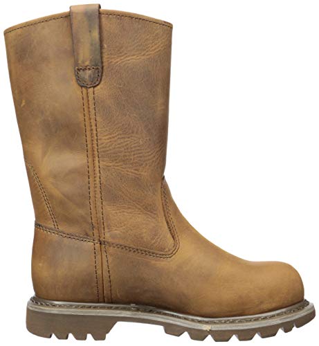 Cat Footwear Women's Revolver Steel Toe Work Boot ST-W, Dark Beige, 9