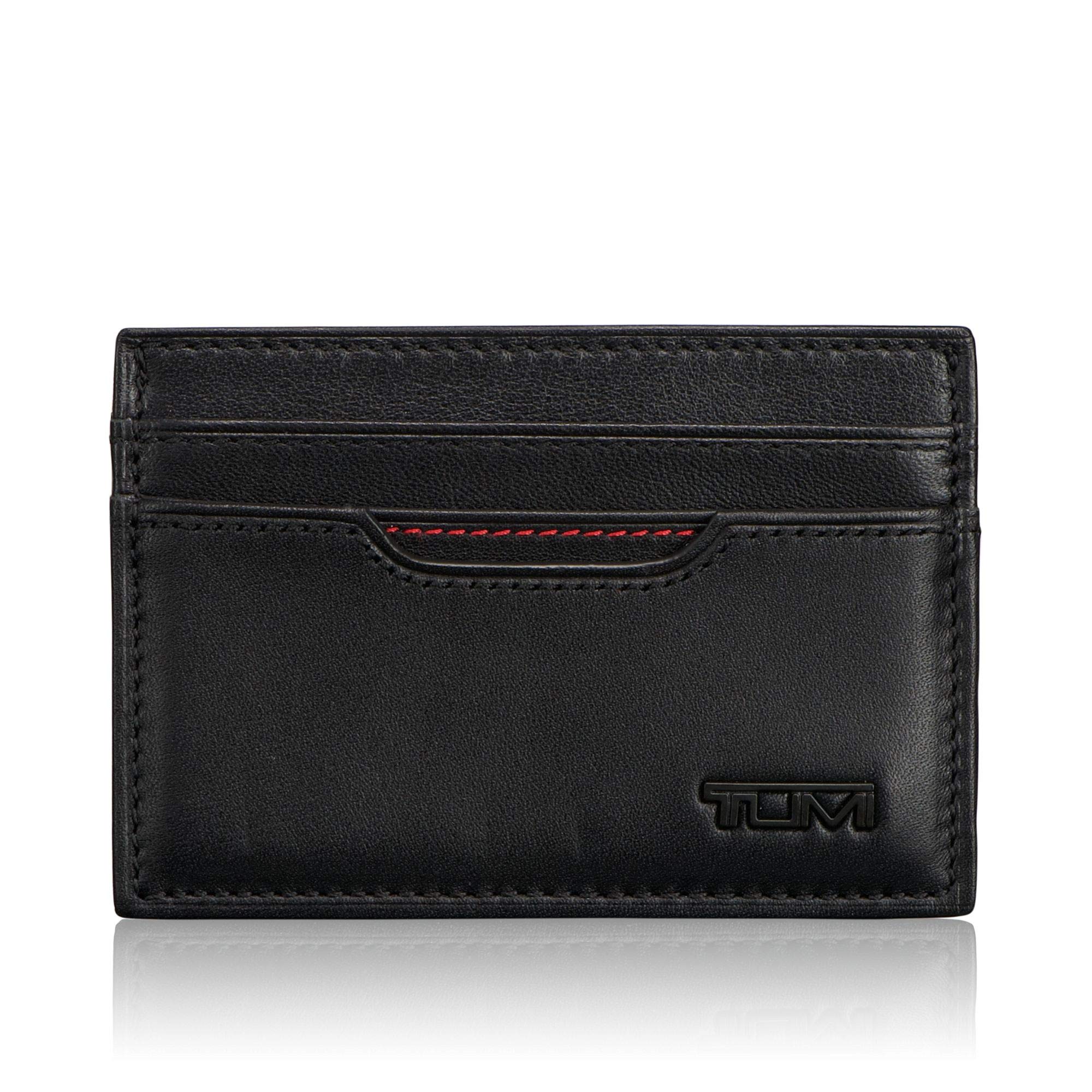 TUMI - Delta Slim Card Case Wallet with RFID ID Lock for Men - Black