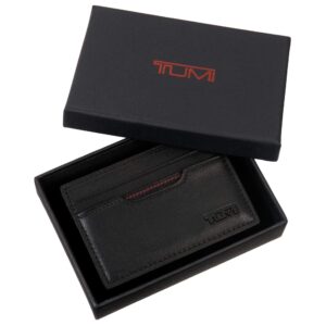 TUMI - Delta Slim Card Case Wallet with RFID ID Lock for Men - Black