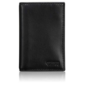 tumi - delta multi window card case wallet with rfid id lock for men - black