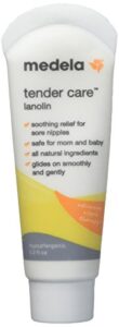 medela tender care lanolin soothing relief for sore nipples - 0.3 oz (pack of 3 tube)